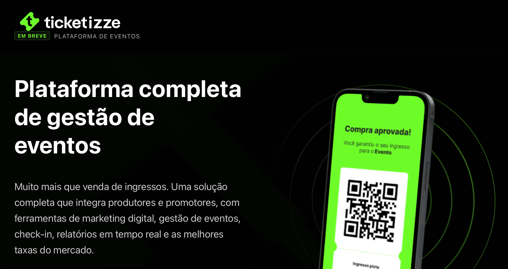 Ticketizze - Backend Completo para Afiliação e Venda de Ingressos